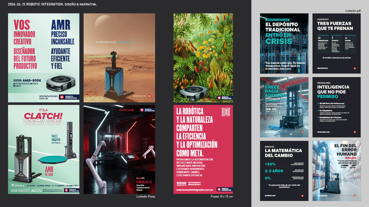 IS Robotic Integration · Diseño & Narrativa