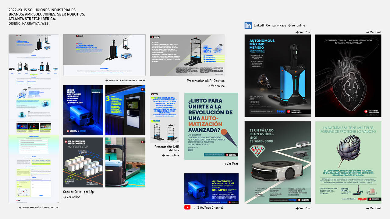 IS Robotic Integration · Diseño & Narrativa